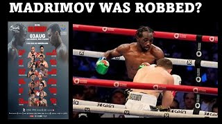 TERENCE CRAWFORD DID NOT ROB ISRAIL MADRIMOV REMATCH IS WARRANTED GREAT FIGHT [upl. by Thgiwd]