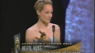 Helen Hunt winning Best Actress for As Good As It Gets [upl. by Enneirdna187]