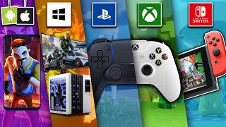 Top 25 CrossPlatform Multiplayer Games For Mobile PC PS4PS5 Xbox Switch Play with Friends [upl. by Weiss689]