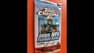 JAMAULER amp BOB from an Original 2000 pack 2005 Topps CHROME football cards [upl. by Arrekahs]