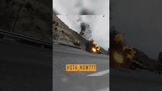 EXPLOSION at Police Checkpoint  GTA5 [upl. by Allenaj53]