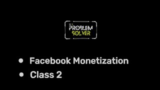 Facebook Monetization  Content Finding With Case Study Of My Page  Nov 2024  Class 2 [upl. by Luapnaes]