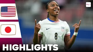 United States vs Japan  Highlights  SheBelieves Cup 06042024 [upl. by Polak589]