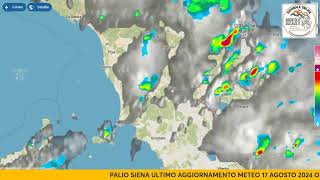 PALIO SIENA ULTIMO AGGIORNAMENTO METEO 17 AGOSTO 2024 [upl. by Whitcher]