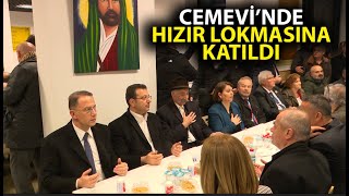 Ekrem İmamoğlu Cemevinde Hızır orucu lokmasına katıldı [upl. by Aicul]