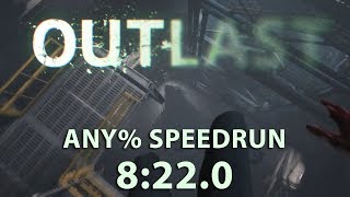 Outlast Any Speedrun 8220 PC [upl. by Anade]