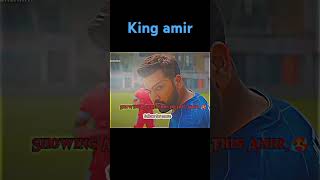 King amir ♥️♥️♥️♥️🏏🏏🏏cricket amirking [upl. by Nosnirb]