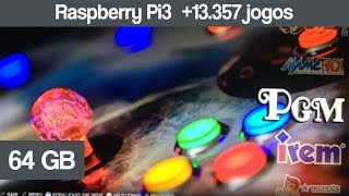 Galisteo Cobalto 64GB  76 sistemas  13357 jogos  Rasp Pi3 Recalbox 41 [upl. by Venetia]