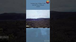 Timelapse View of Nāpau Crater East Rift Zone of Kilauea 210924 [upl. by Daughtry517]