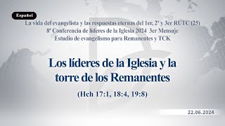 22062024 Estudio de evangelismo para Remanentes y TCK [upl. by Norward]