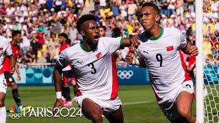 Morocco thrashes Egypt to win firstever bronze medal in mens soccer  Paris Olympics  NBC Sports [upl. by Peterson64]