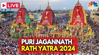 Jagannath Rath Yatra 2024 LIVE Odisha Celebrates 2day Festival in Puri  Rath Yatra LIVE  N18L [upl. by Pfeifer]