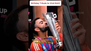 Birthday Tribute to Virat Kohli viratkohli cricketshorts kingkohli [upl. by Krilov]