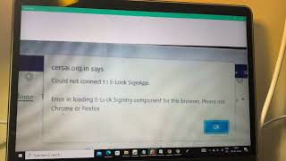 CERSAI Error could not connect to ELock SignApp [upl. by Garner759]