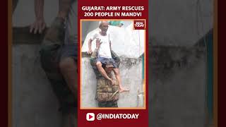 Indian Army Heroic Rescue 200 Saved from Floods in Gujarats Mandvi [upl. by Mraz832]