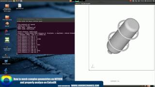 Libre Mechanics  How to mesh complex geometries on NETGEN and properly analyse on CalculiX [upl. by Anitsyrhc613]