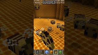 I FILLED 100 BEES Into A HIVE In Minecraft EPIC 😜 minecraft trend minecraftshorts [upl. by Suiravat]