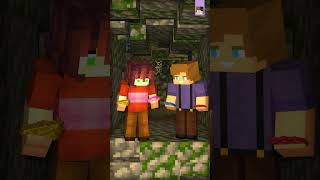 Alex and Jackie vs Piston Trap  Minecraft Animation shorts [upl. by Alrahc]