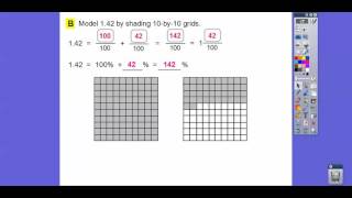 Percents Fractions and Decimals  Lesson 82 [upl. by Eciryt]