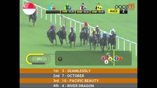 20231230  Race 2 Singapore Kranji Horse Racing Highlights  Pace88 Horse [upl. by Khalin810]