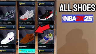 NBA 2K25 ALL SHOES NikeJordanPumaUnder ArmourNew BalanceConverse [upl. by Eremahs]