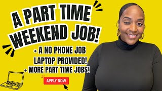 🙌🏾 MAKE EXTRA  ON WEEKENDS  A NO PHONE JOB WITH A LAPTOP  MORE WORK FROM HOME JOBS 2024 [upl. by Kleinstein699]