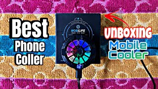 Best Phone Cooler For Gaming  Unboxing MobiLife Mobile Cooler [upl. by Tooley]