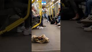 Schaffner hassen diesen Trick ☝️ berlin ubahn humor witzig mcluvin deutschrap musik [upl. by Rance]