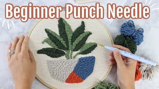 PUNCH NEEDLE FOR BEGINNERS  EVERYTHING YOU NEED TO GET STARTED WITH PUNCH NEEDLE RIGHT AWAY [upl. by Aromas]