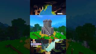 Minecraft small castle tutorial minecraftguide minecrafthowto shorts minecrafttutorial [upl. by Marquez]