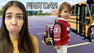 My Sons First Day Of School [upl. by Esilahc]