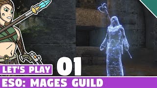 Joining the Mages Guild 01 Lets Play ESO Mages Guild Long Lost Lore Quest [upl. by Jerri]