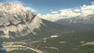 2008 Cessna 172 flight to Banff and return from Springbank [upl. by Yukio]