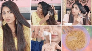 9 DIY Hair Care Tips and Mask for smooth amp shiny hair  Hair fall dandruff oiliness tea tree mask [upl. by Dorena]