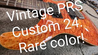 VINTAGE 1991 PRS Custom 24 Fret level and setup [upl. by Laamaj270]