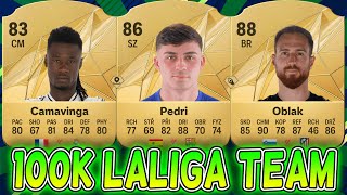 BEST 100k Laliga Team In FC25 FC25 Squad Builder [upl. by Yelha]