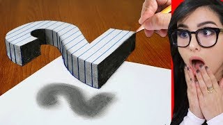 How To Draw 3D ART illusion On Paper [upl. by Mose]