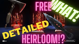 Apex Legends Heirloom Glitch  New glitch all Heirlooms explained [upl. by Eserrehs661]