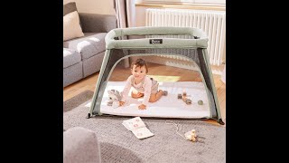 TRAVEL CRIB amp TODDLER TRAVEL BED  MOOV amp COMFY  BABYMOOV [upl. by Rebliw]