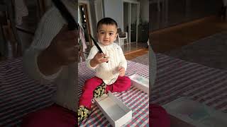 Waleed shortvideo cutebaby funnyvideo indricanvlog amerindian [upl. by Ayatnohs]