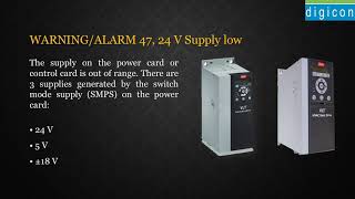 How to troubleshoot and diagnose the WARNINGALARM 47 24 V Supply low  DIGICON AUTOMATION [upl. by Cirde]