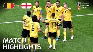 Belgium v England  2018 FIFA World Cup  Match Highlights [upl. by Feilak]