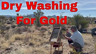 Dry Washing for Gold  Arizona Lost Basin Area [upl. by Skyler]