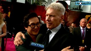 Watch Harrison Ford amp Ke Huy Quan’s ‘Indiana Jones’ REUNION Exclusive [upl. by Ocer]