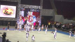 NCAA Cheer leading Competition Arellano University Pepsquad [upl. by Nosloc1]