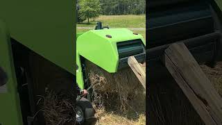 Cut Rake and Bale Our FIRST Hay with Our Compact Tractor [upl. by Abel]