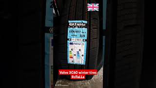 volvo xc60 shorts rotalla Volvo XC60 winter tires RoTaLLa [upl. by Enerak]