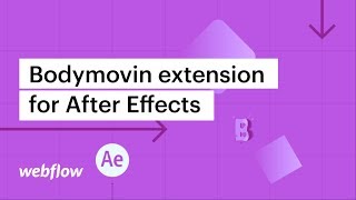 Bodymovin extension for After Effects — After Effects amp Lottie in Webflow [upl. by Radek]