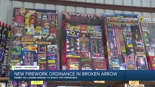 NO PERMIT NEEDED Broken Arrow changes firework rules [upl. by Innor787]