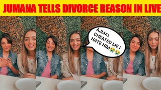 Jumana Khan and ajmal khan divorce reason jumana khan tells in a live [upl. by Soelch]